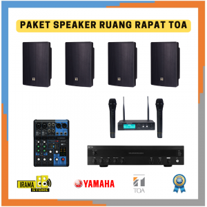 Paket Sound System Ruang Rapat Speaker TOA - 50m2